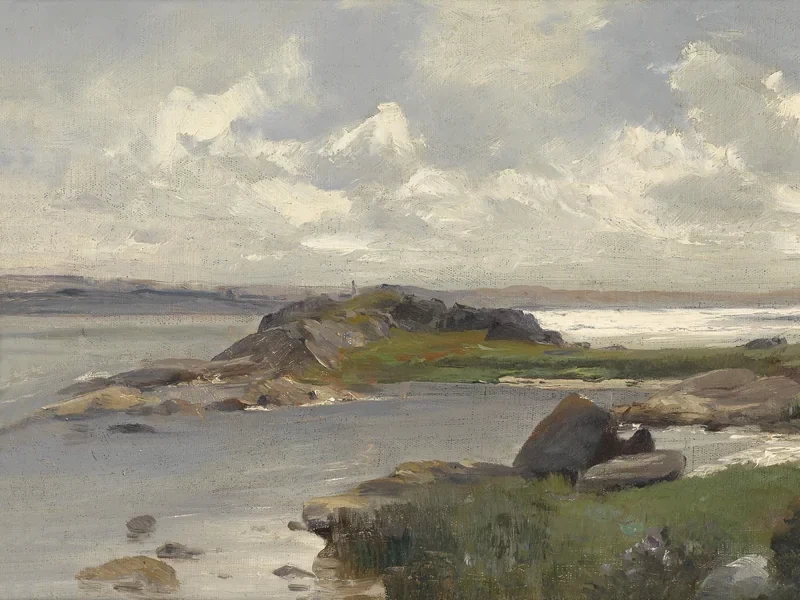 1859-Richard Eschke - Una giornata estiva al mare